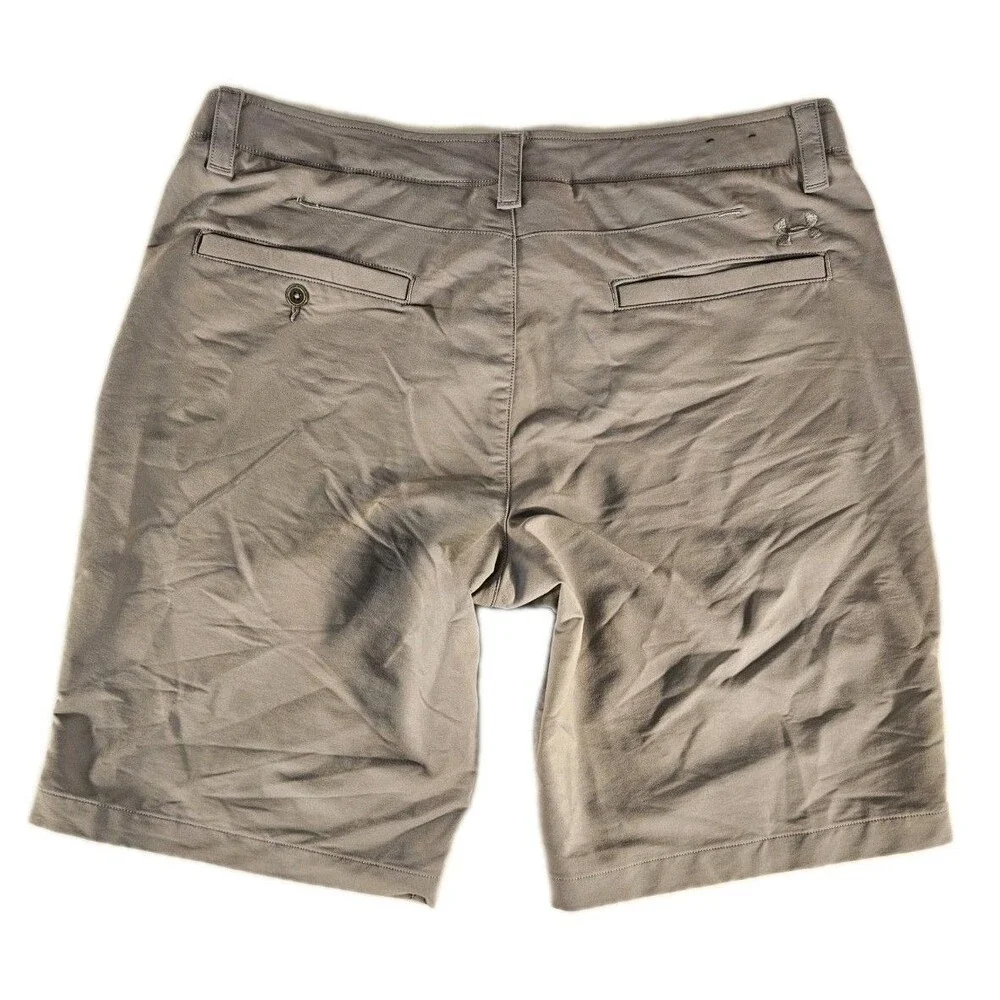 Under Armour Heatgear Golf Shorts Mens 38 Performance Stretch Casual Gray